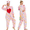 2019 Adults Pajamas Women Cartoon Sleepwear Unicorn Pajamas Flannel Cute Animal Pajama Set Hooded Pyjamas Cosplay Onesies
