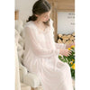 Lace Nightgowns Sleepshirts Sexy Ruffled Home Dress Nightwear Women Sleepwear Soft Sleep Lounge Vintage Nightgown Female H811