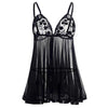 S-6XL Women Nightgown Hot Nightwear Sexy Lingerie Lace Slits Nightdress V-neck Nightie Vintage Sleepwear Robe Pijama Night Dress