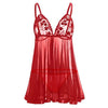 S-6XL Women Nightgown Hot Nightwear Sexy Lingerie Lace Slits Nightdress V-neck Nightie Vintage Sleepwear Robe Pijama Night Dress