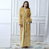 Hooded Men Extra Long Flannel Couple Robe Black Lover Homewear Nightgown Spring Woman Men's Thick Warm Sleepwear BathRobes Coat