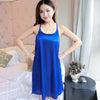 Special offer dress Shoulder strap Long skirt Sexy Women pajamas Satin Nightdress  Solid color Nightwear Summer Sleepwear