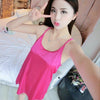 Special offer dress Shoulder strap Long skirt Sexy Women pajamas Satin Nightdress  Solid color Nightwear Summer Sleepwear