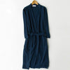 Waffle bathrobe men women cotton terry XL men's robe nightgown ladies sleepwear long soft home hotel spring summer