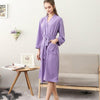 Waffle bathrobe men women cotton terry XL men's robe nightgown ladies sleepwear long soft home hotel spring summer