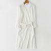 Waffle bathrobe men women cotton terry XL men's robe nightgown ladies sleepwear long soft home hotel spring summer
