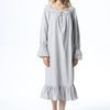 Women's Vintage Nighty For Sex Fancy Nightgown Cotton Home Dress Long Sexy Nightwear  Long Sleeve