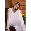 Noble Sleepwear Lace Dress Gown Elegant Nightgown Princess Night Dress Vintage Lace Gown Bride Bridesmaid Women Nightwear H810