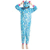 Women Unicorn Pajamas Sets Flannel Homewear Animal Pajamas Kigurumi  Winter Starry sky unicornio Nightie pijama mujer Sleepwear