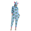 Women Unicorn Pajamas Sets Flannel Homewear Animal Pajamas Kigurumi  Winter Starry sky unicornio Nightie pijama mujer Sleepwear