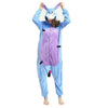 Women Unicorn Pajamas Sets Flannel Homewear Animal Pajamas Kigurumi  Winter Starry sky unicornio Nightie pijama mujer Sleepwear