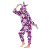 Women Unicorn Pajamas Sets Flannel Homewear Animal Pajamas Kigurumi  Winter Starry sky unicornio Nightie pijama mujer Sleepwear