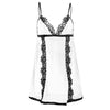 Women Nightgown Nightwear Sexy Lingerie Lace Nightdress V-neck Nightie Vintage Sleepwear Female Pijama Straps