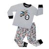 Autumn 2-7Y kids Santa Claus kids Pajamas/Pyjamas baby boy clothes children's Cartoon clothing summer cotton sleepwear wholesale