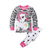 Autumn 2-7Y kids Santa Claus kids Pajamas/Pyjamas baby boy clothes children's Cartoon clothing summer cotton sleepwear wholesale