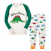 Autumn 2-7Y kids Santa Claus kids Pajamas/Pyjamas baby boy clothes children's Cartoon clothing summer cotton sleepwear wholesale