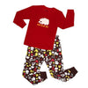 Autumn 2-7Y kids Santa Claus kids Pajamas/Pyjamas baby boy clothes children's Cartoon clothing summer cotton sleepwear wholesale