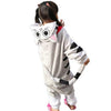 Baby Boys Girls Pajamas Autumn Winter Children Flannel Animal animal Stitch Pajamas Kid Onesie Sleepwear for 4 6 8 10 12 Years