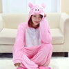 Kigurumi Unicorn Pajama Adult Animal Pikachu Onesie Men Women Couple 2019 Winter Pajamas Suit Onesies Sleepwear Flannel Pijamas