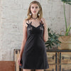 Autumn new coral fleece loungewear sling sexy nightdress ladies warm women's sleepwear skirt