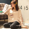 pajama sets women 100% cotton long sleeve casual sleepwear women pyjama pijamas para mujer  woman home clothes   pajamas adult