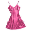 2020 Sleepwear Women Nightgowns Solid Sexy Bowknot Lace Lingerie Babydoll V-neck Sleepdress Underwear New Vintage Dress Women