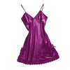 2020 Sleepwear Women Nightgowns Solid Sexy Bowknot Lace Lingerie Babydoll V-neck Sleepdress Underwear New Vintage Dress Women