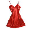 2020 Sleepwear Women Nightgowns Solid Sexy Bowknot Lace Lingerie Babydoll V-neck Sleepdress Underwear New Vintage Dress Women