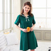 fashion cartoon print Girl Sleepwear Cotton stripe Nightdress 2019 Summer Women sleeveless Nightgown Home Wear Lovely Nightgowns