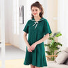 fashion cartoon print Girl Sleepwear Cotton stripe Nightdress 2019 Summer Women sleeveless Nightgown Home Wear Lovely Nightgowns