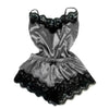 Fashion women summer 2019 Sexy Lace Sleepwear Lingerie sleeveless tops underwear set Nightdress home clothes female pajamas  red