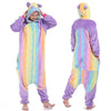 New Winter Animal Pajamas Unicorn Pajamas Sets Flannel Stitch Unicornio Sleepwear Unisex Adults Onesie Nightie Piece pyjamas