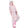 New Winter Animal Pajamas Unicorn Pajamas Sets Flannel Stitch Unicornio Sleepwear Unisex Adults Onesie Nightie Piece pyjamas