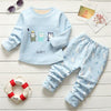 Infant baby boys pajamas clothing sets autumn winter toddler girlsl kids cotton cartoon thick clothes children warm sleepwear
