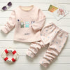 Infant baby boys pajamas clothing sets autumn winter toddler girlsl kids cotton cartoon thick clothes children warm sleepwear