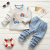 Infant baby boys pajamas clothing sets autumn winter toddler girlsl kids cotton cartoon thick clothes children warm sleepwear