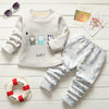 Infant baby boys pajamas clothing sets autumn winter toddler girlsl kids cotton cartoon thick clothes children warm sleepwear