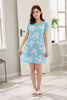 2019 new arrive women's one size sleepwear womens short sleeve loose shirt women's night cute cartoon nightgown summer dress hot