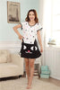 2019 new arrive women's one size sleepwear womens short sleeve loose shirt women's night cute cartoon nightgown summer dress hot