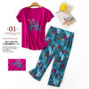 Korea Cute cartoon 100% cotton pyjamas women pajamas sets autumn 100% Brushed cotton winter warm women sleepwear pijamas mujer