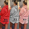 Hot Women Winter Warm Coral Velvet Winter Nightdress  Thick Hooded Sleepwear Pajamas Sets