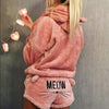 Hot Women Winter Warm Coral Velvet Winter Nightdress  Thick Hooded Sleepwear Pajamas Sets