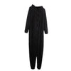 Women Onesies Winter Warm Pyjamas Fluffy Fleece Sleepwear Overall Hood Sets Pajamas Onesie Homewear for Women Adult Pajama Set