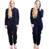 Women Onesies Winter Warm Pyjamas Fluffy Fleece Sleepwear Overall Hood Sets Pajamas Onesie Homewear for Women Adult Pajama Set