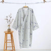 Summer New thin Robe Loose men Japanese Style bathrobe 100% cotton double deck gauze Sleepwear Sleeprobe home Wear Leisure wear