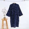 Summer New thin Robe Loose men Japanese Style bathrobe 100% cotton double deck gauze Sleepwear Sleeprobe home Wear Leisure wear