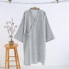 Summer New thin Robe Loose men Japanese Style bathrobe 100% cotton double deck gauze Sleepwear Sleeprobe home Wear Leisure wear