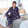 BZEL Sleepwear Women's Couple Pajamas Pijamas Women Satin Pyjama Woman Home Wear Silk Pyjama Set Home Suit Big Size Dropshipping