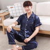 BZEL Sleepwear Women's Couple Pajamas Pijamas Women Satin Pyjama Woman Home Wear Silk Pyjama Set Home Suit Big Size Dropshipping