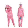 2019 Winter Christmas Kigurumi Pajama Adult Animal Unicorn Onesie Women Men Couple Pajamas Set Kegurumi Sleepwear Flannel Zipper